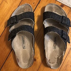 Birkenstock Arizona shearing sandals 44